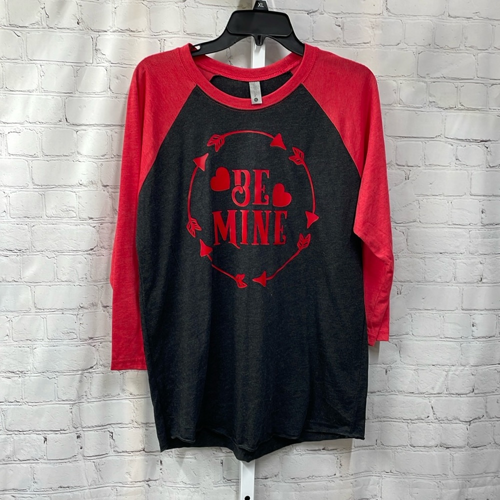 Next Level Be Mine Valentines medium shirt
